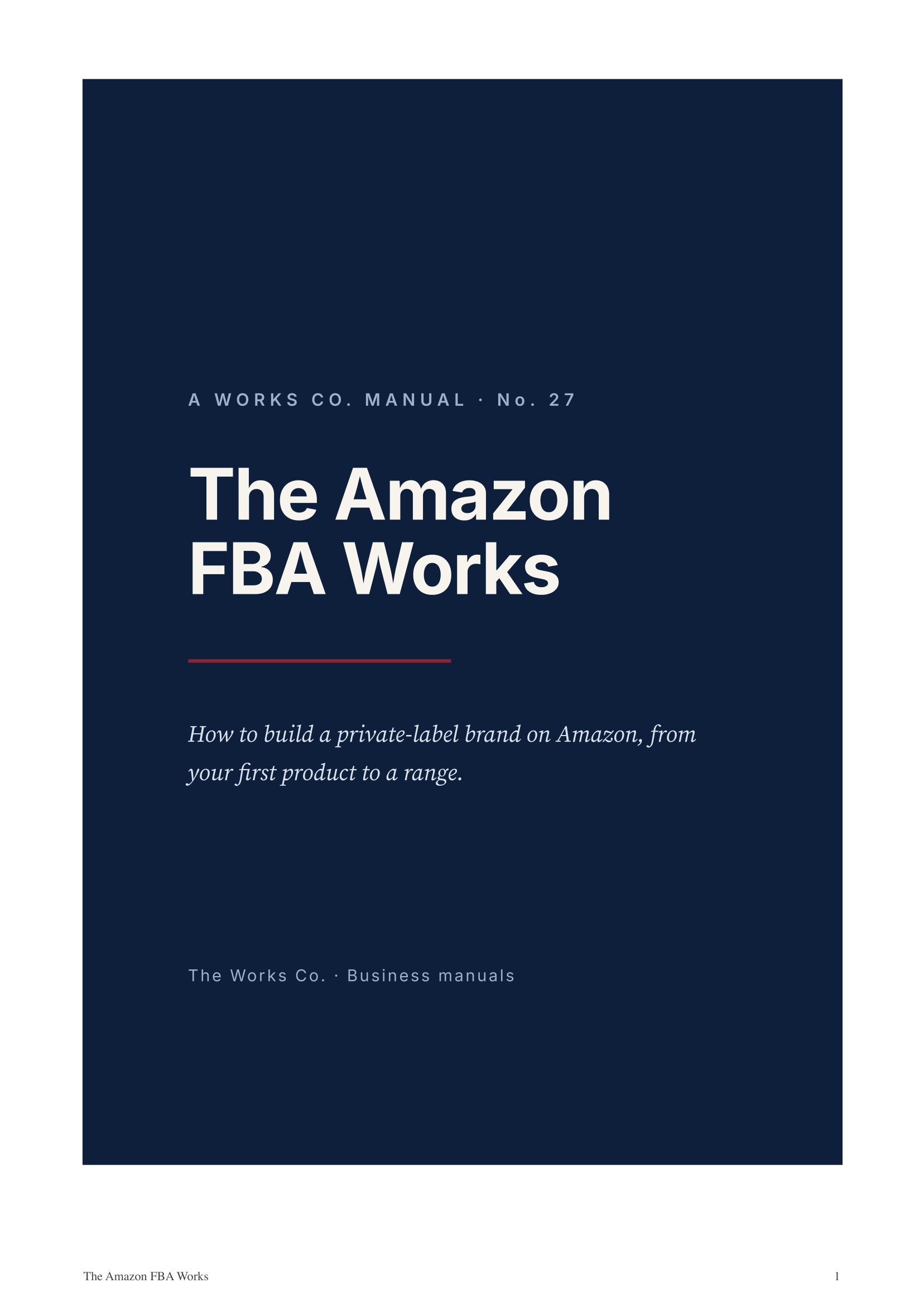 The Amazon FBA Works