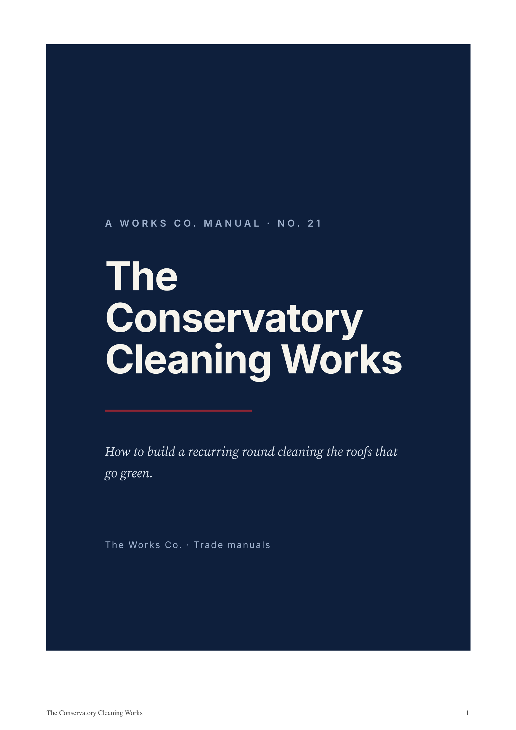 The Conservatory Cleaning Works