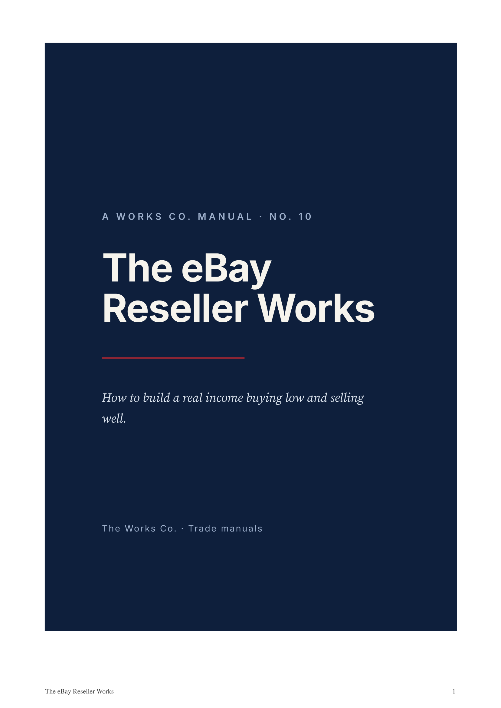 The eBay Reseller Works