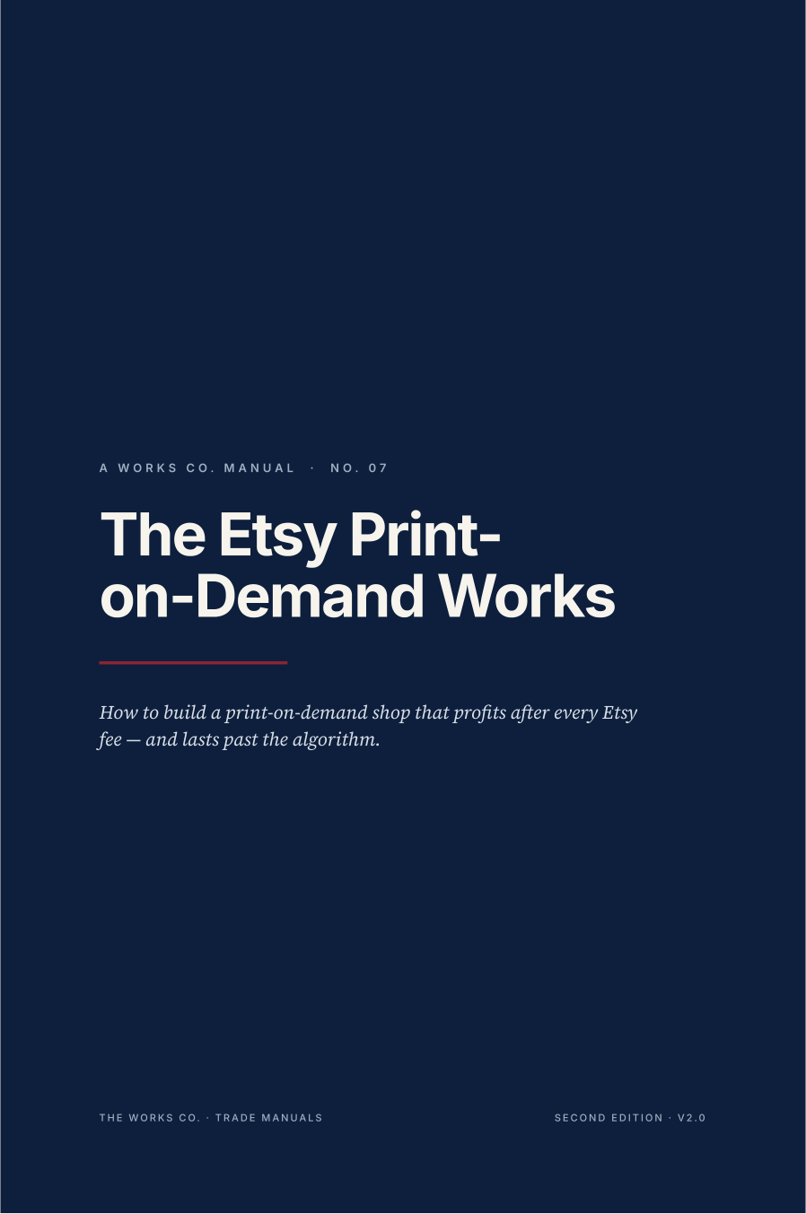 The Etsy Print-on-Demand Works