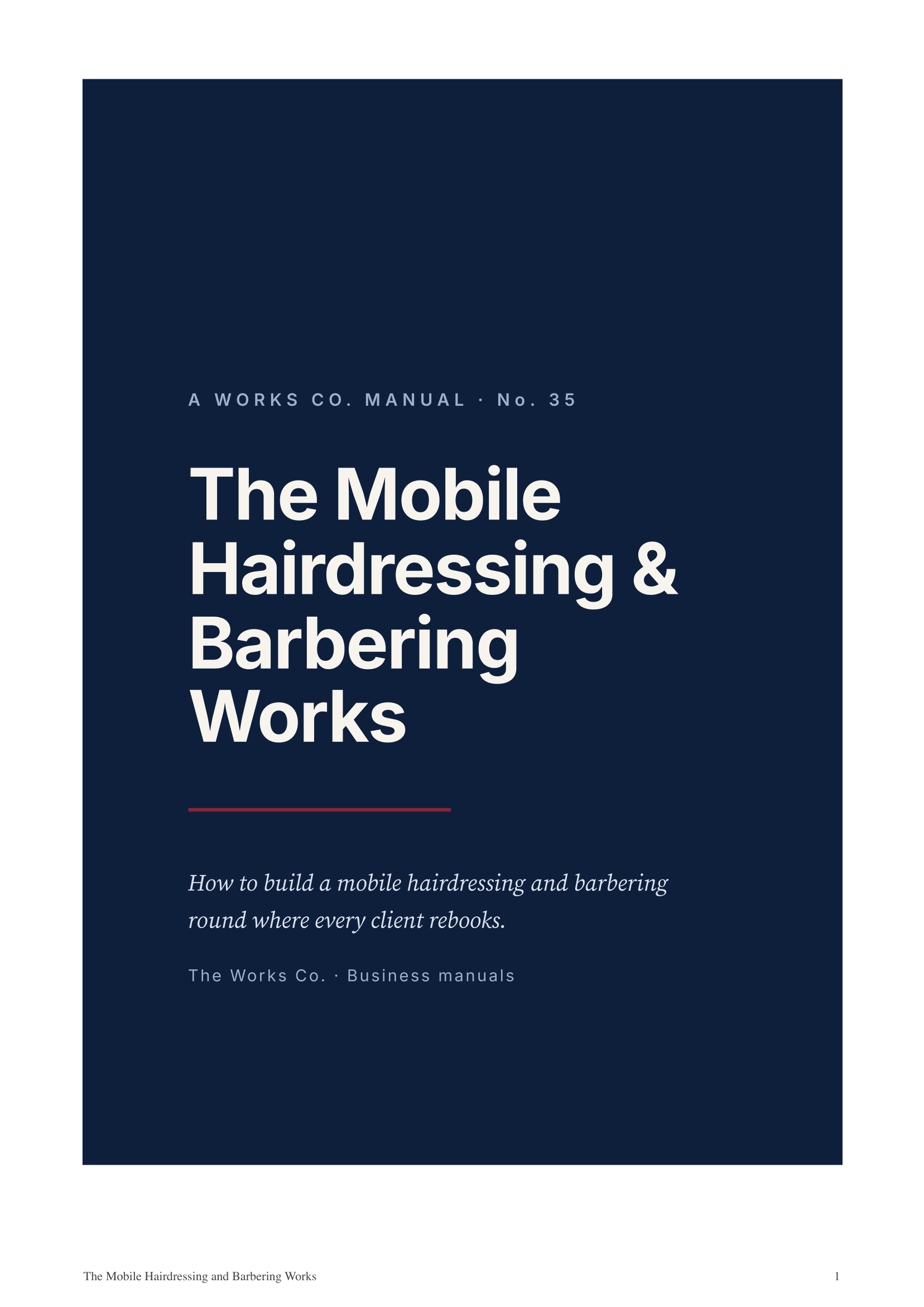 The Mobile Hairdressing & Barbering Works