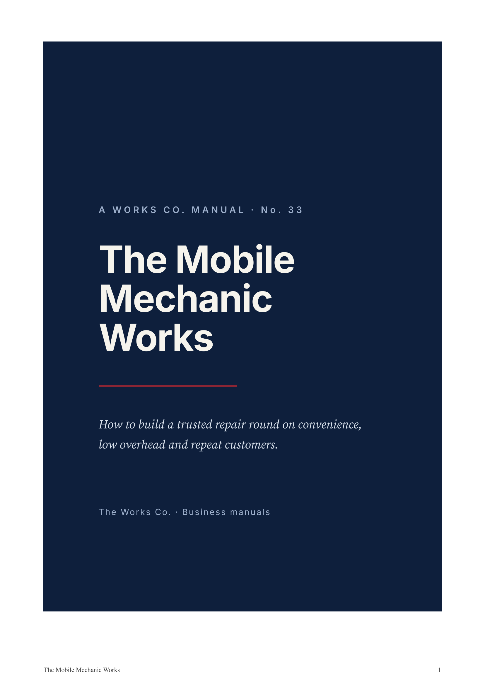 The Mobile Mechanic Works