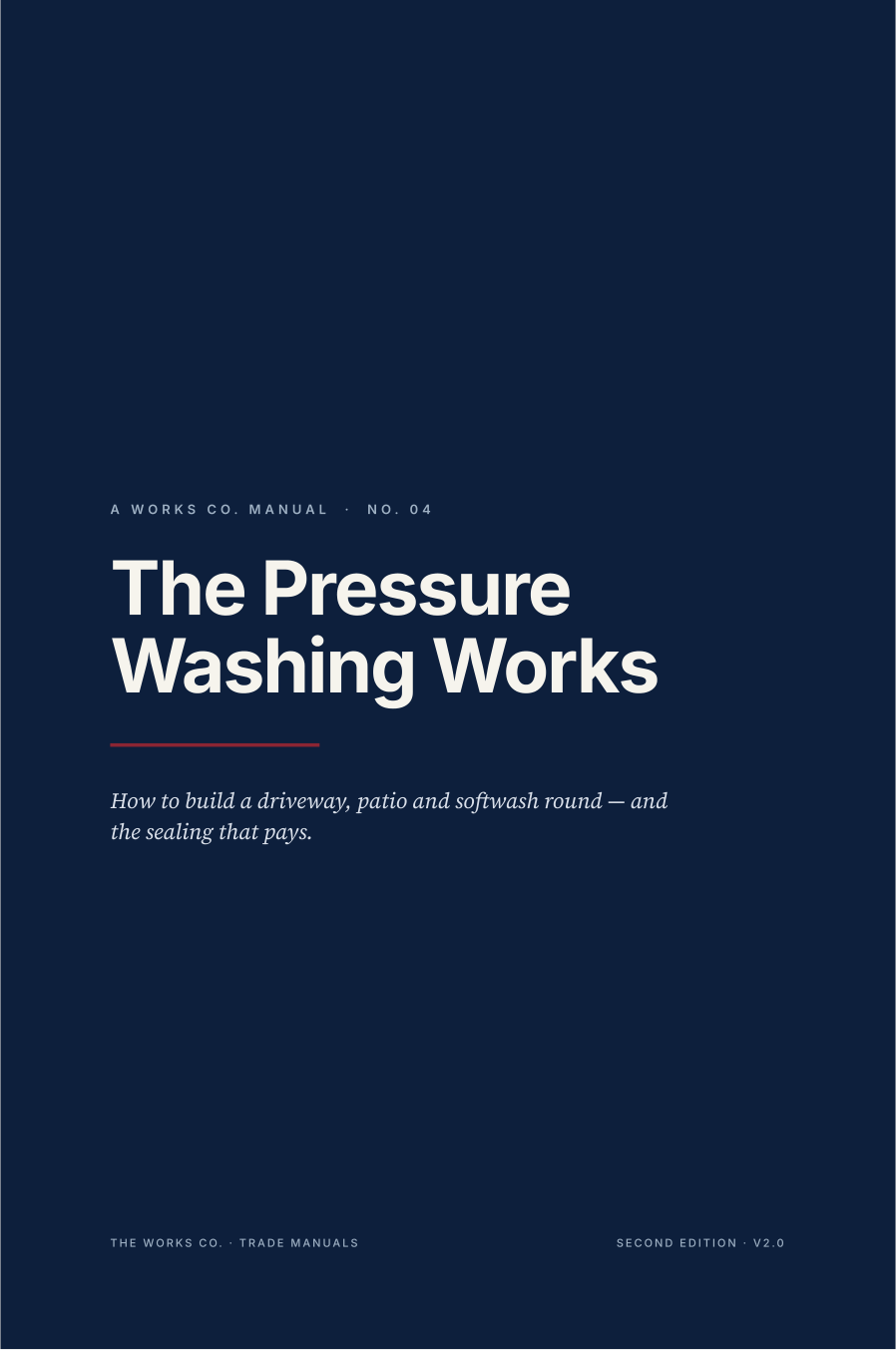 The Pressure Washing Works — manual cover